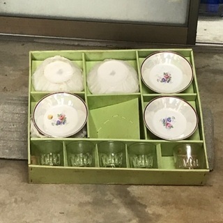 グラス・プレート 5枚セット