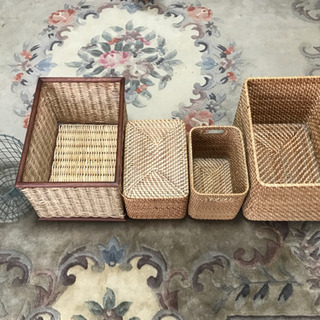 収納かご5品。一部だけ購入も可