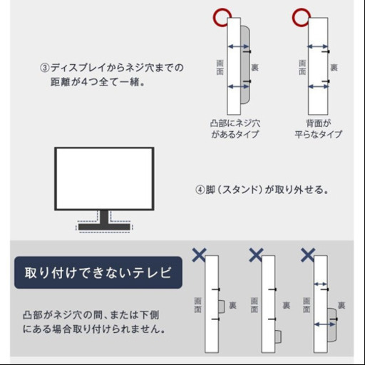 テレビスタンド・壁寄せ