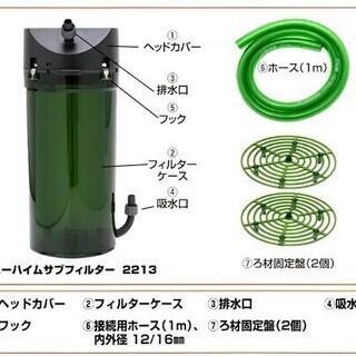 エーハイム サブフィルター 2213 の画像