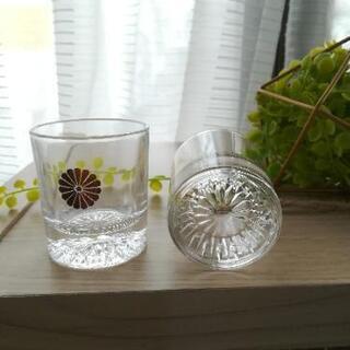 【値下げしました！】冷酒グラス★菊のご紋の画像