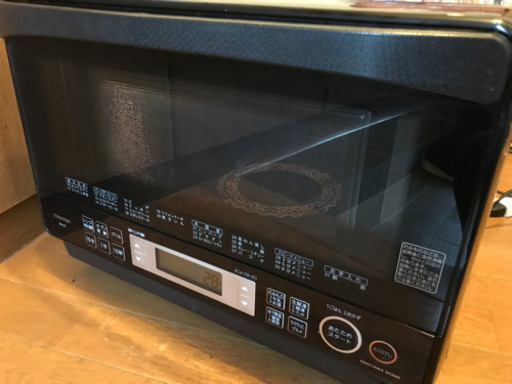 東芝 スチームオーブンレンジ　26L　ブラック TOSHIBA　石窯ドーム(0506c)