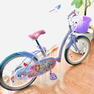 プリンセスソフィア18インチ 自転車】ディズニー幼児車 ちいさなプリンセス ソフィア 18
