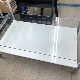 ガラステーブル 幅110cm×奥行き60cm×高さ40cm ニト...