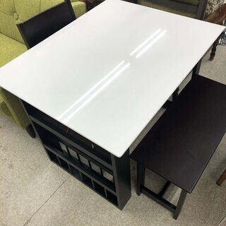 ダイニングセット 天板幅90～120cm×奥行き75cm×高さ7...
