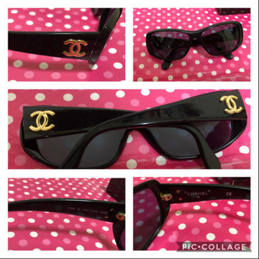 CHANEL 折り財布 キャビアスキン ＆サングラスセット