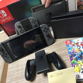 値下【保証付。中古】Nintendo Switch Joy-Con(L)/(R) グレー