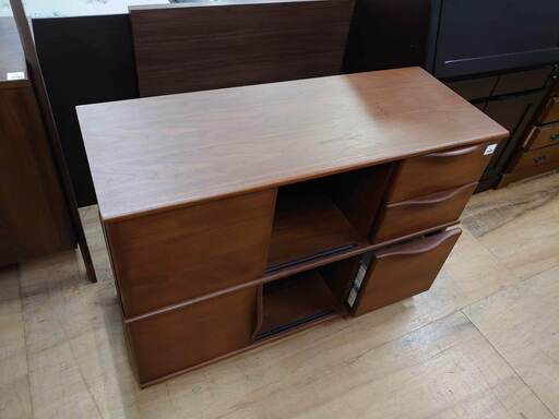 値下げしました【店舗同時販売中】NDスタイル　リビングボード　NAMIKI　ウォールナット　【店頭ご来店購入限定】