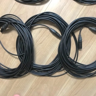 オーディオケーブル各種　キャノン XLR、シールド、RCAの画像