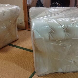 成立 ディノス 3人掛けと1人掛けのソファー