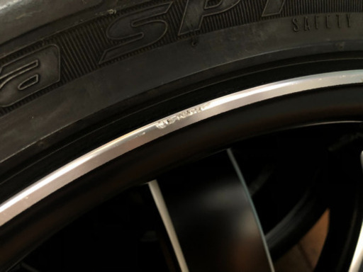 【美品】LM-8 19×8.5J(9.5J)5H+38 PCD114.3 