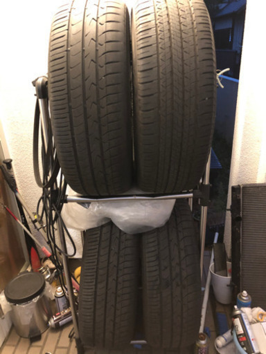 E52エルグランド純正アルミ　タイヤ付き　受付終了