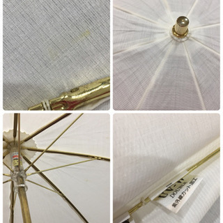 ◇良品◇ ランバン LANVIN 晴雨兼用 傘 折りたたみ傘 置きかさ 紫外線カットの画像