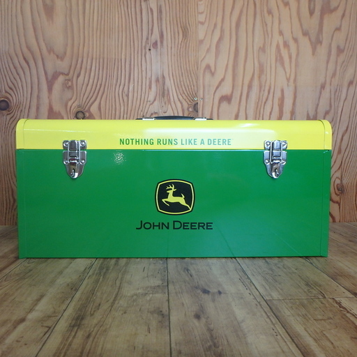 ジョンディア JOHNDEERE ツールボックス 新品 未使用 工具箱 トラクター ツール レア アメリカ 電動工具 DIY 中古品 宮城 MAX
