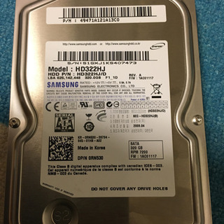 HDD SATA  320GB HD322HJ 中古品