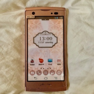 au ARROWS Android モックアップ　本体