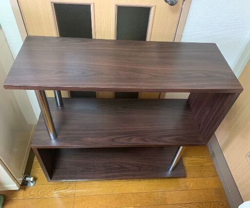☆美品・定価13000円程☆お洒落なウッド調の棚☆ 3000円☆