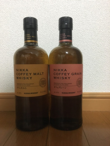 休売により希少！ニッカカフェモルト・ニッカカフェグレーン