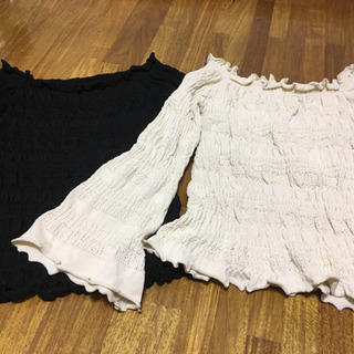 snidel   黒　ベージュ　服