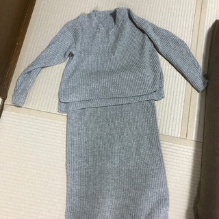 ニット　セットアップ　