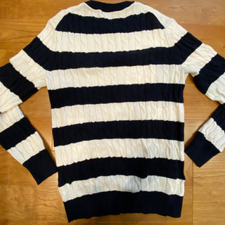 ユニクロ セーター ボーダー メンズの画像