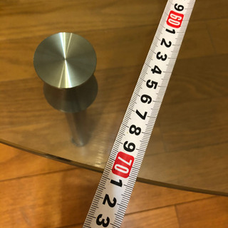 引取り限定】ガラステーブル