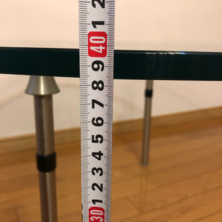 引取り限定】ガラステーブル