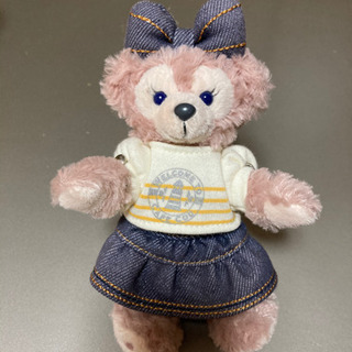ダッフィ　シェリーメイのぬいぐるみバッジ！