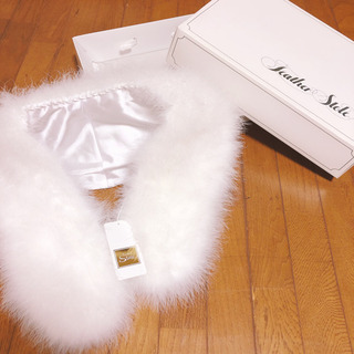 【引渡し済】新品タグ付き箱入り○フェザーストール