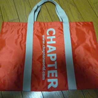 CHAPTERチャプター　ショップバッグ 　赤