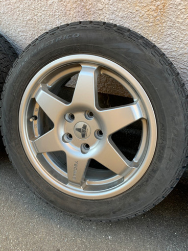 美品 テクマグ 16インチ 5H PCD112 +50 6.5J 205/55R16 ゴルフ5 ゴルフ6 A3 A1 A4 TECMAG