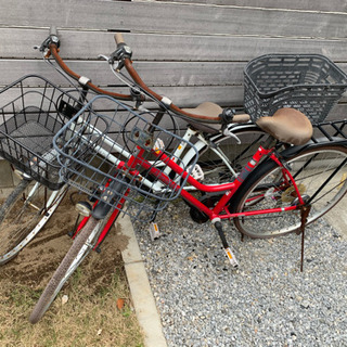 【再投稿】自転車二台まとめて差し上げます