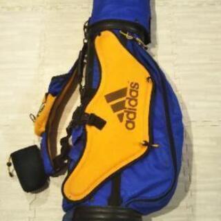 アディダス製ゴルフバッグ&クラブ1式　中古