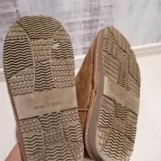 子供用　ムートンブーツ（サイズ18）の画像