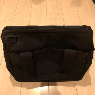 無印良品　ボストンバッグ　黒