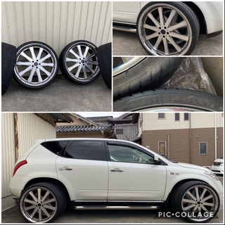 ☆☆ 必見! ムラーノ350XV 社外24inアルミおまけ サイドガード☆☆の画像