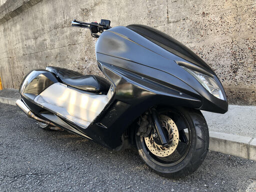 大阪市 ヤマハ マグザム ワンオーナー！ エンジン好調！ カスタム多数！ SG21J  現状車