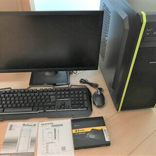 ★【取引交渉中】パソコン モニター セット SSD Window...