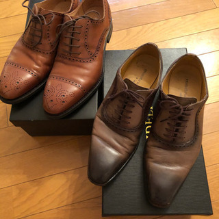 【5/12まで引取り限定】革靴　24.5 2個セット