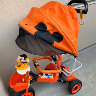 おもちゃ三輪車と四輪車セット