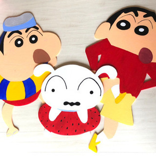 お値下げしました！　クレヨンしんちゃん パネル 誕生日 パーティ 飾り の画像