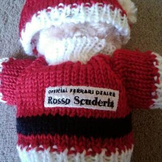 フェラーリ　ぬいぐるみ　サンタクロース　非売品の画像