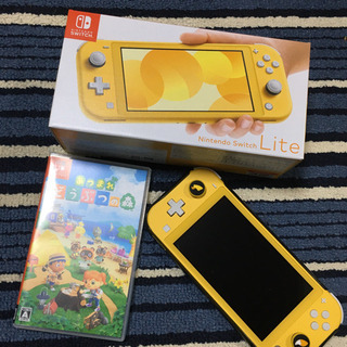 ニンテンドー　Switch lite スイッチ　ライト　あつまれ...