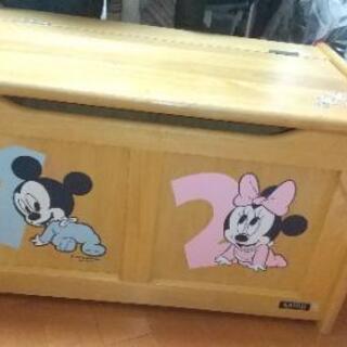 ベビーグッズ ディズニーキッズ ベンチ収納