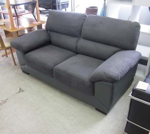 南１２条店 2人掛け ソファ ダークグレー 幅180cm