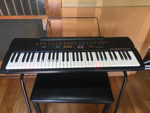 鍵盤楽器、ピアノ CASIO  KEY LIGHTING SYSTEM  CTK-520L