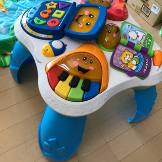 良品☆おしゃべりテーブル プレイジムマット 2点セットの画像