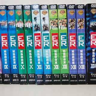 ER 緊急救命室 シーズン1～14 DVDセット まとめて 海外ドラマ  ☆ PayPay(ペイペイ)決済可能 ☆ 札幌市 清田区 平岡の画像