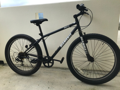 DIAMANTE タイヤ太いギア付き自転車　26inch