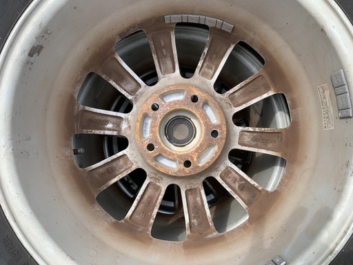 中古ホイール　ZACK JP-10　16×6.5JJ　PCD114.3　ET53　5穴　タイヤ付き